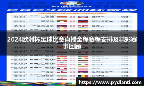 2024欧洲杯足球比赛直播全程赛程安排及精彩赛事回顾